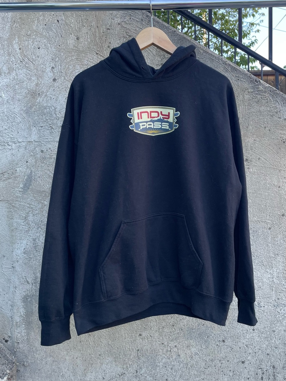 Indy Pass boxy fit ski hoodie size large